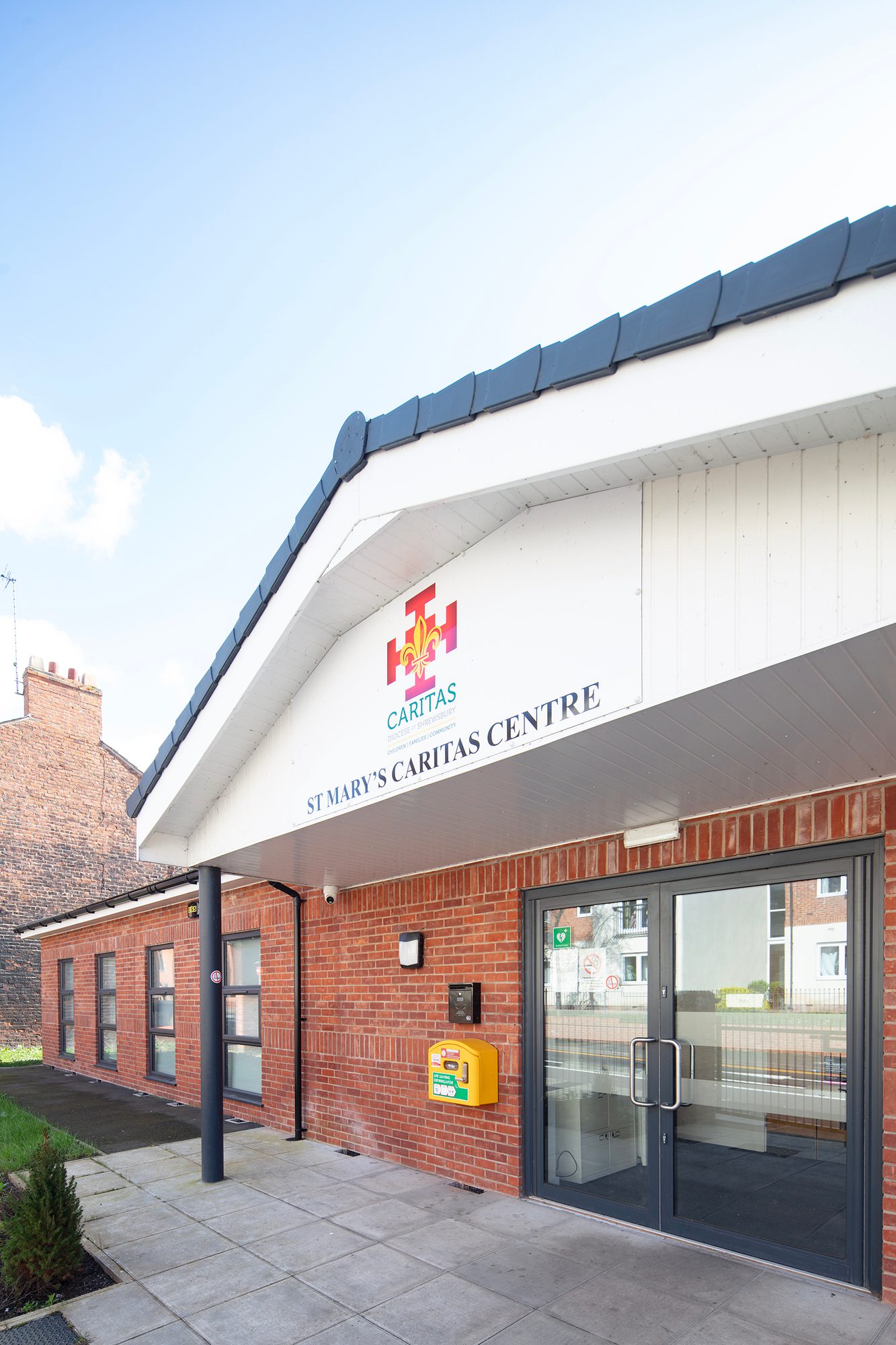 A welcoming entrance