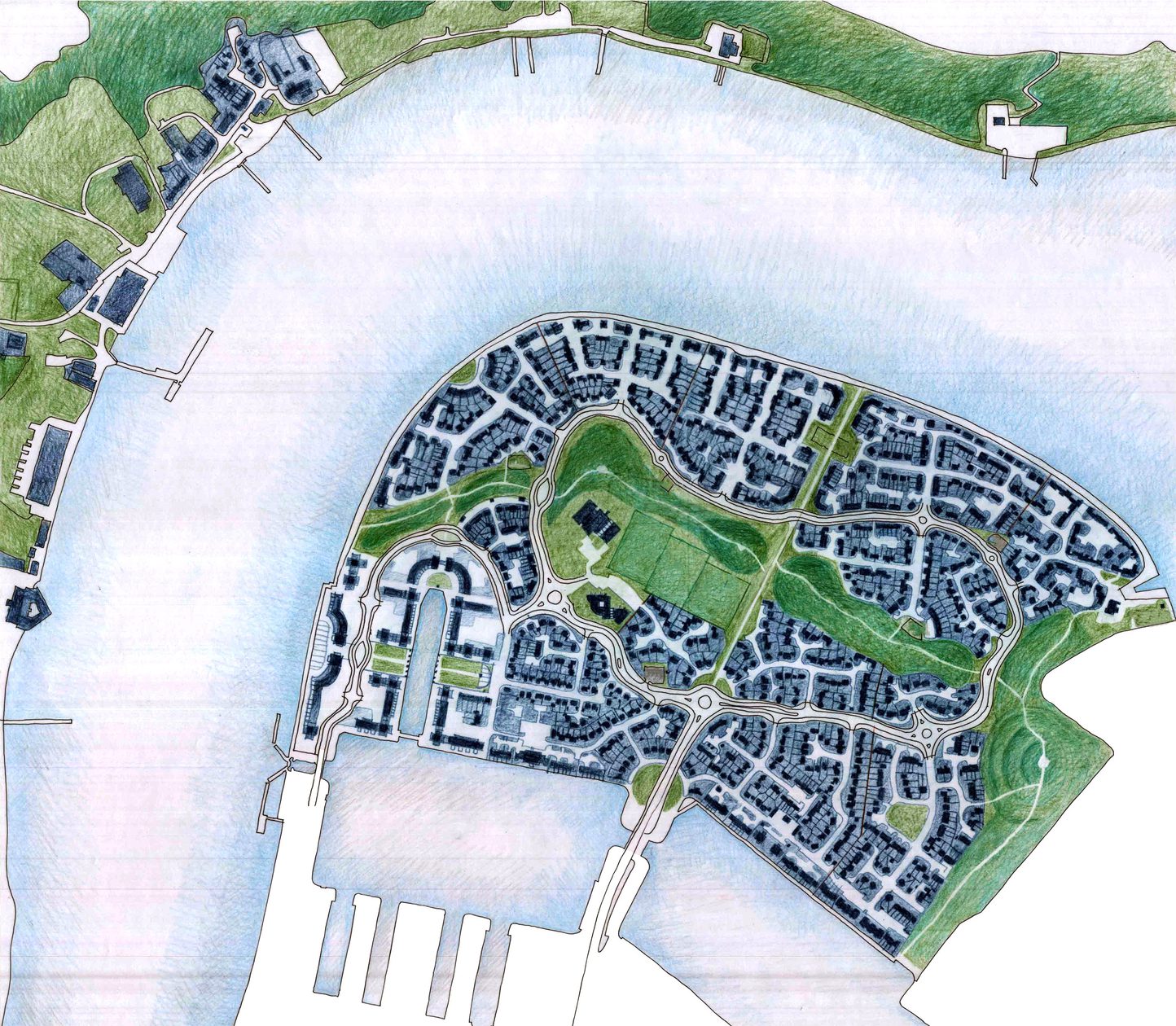 AHR Masterplan StMarysIsland Architecture Chatham masterplan
