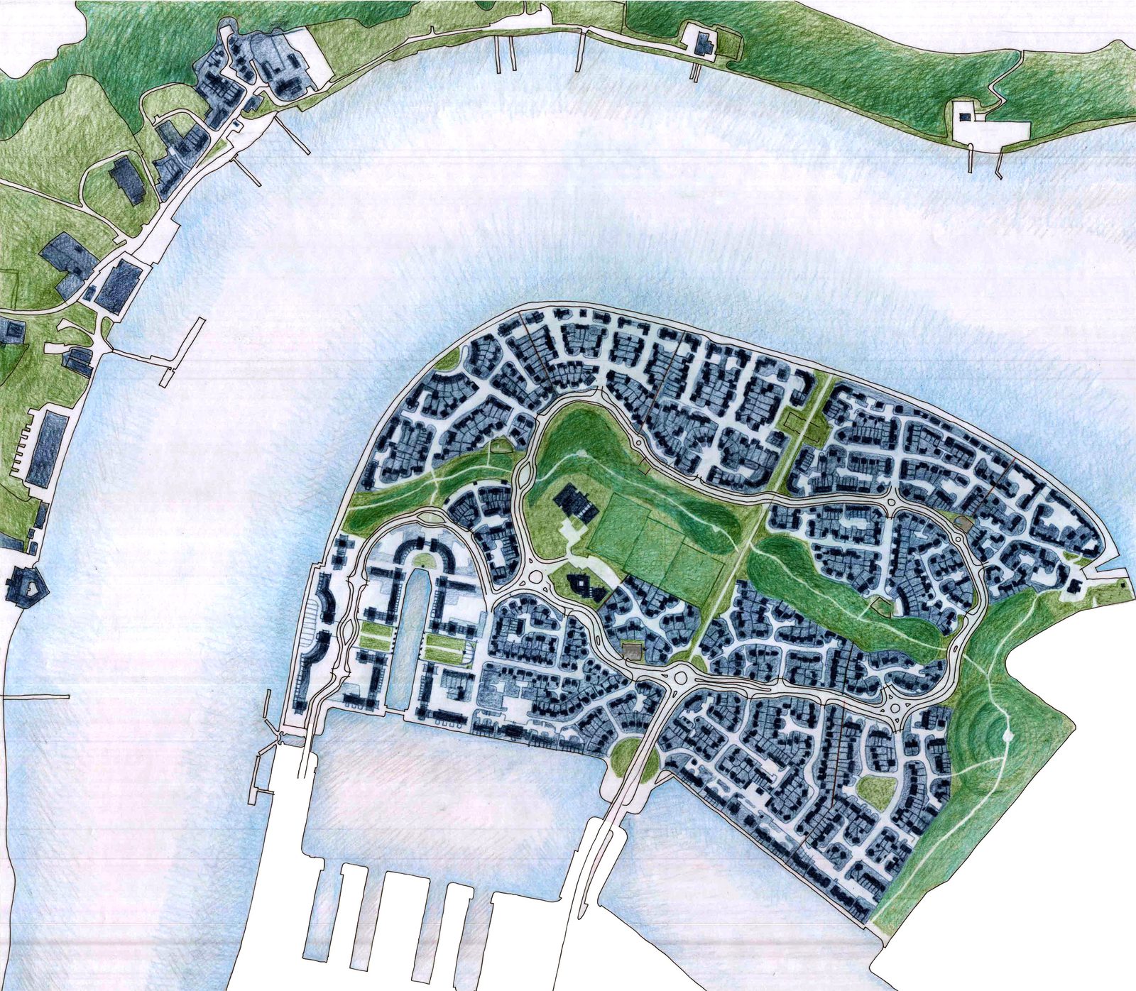AHR Masterplan StMarysIsland Architecture Chatham masterplan