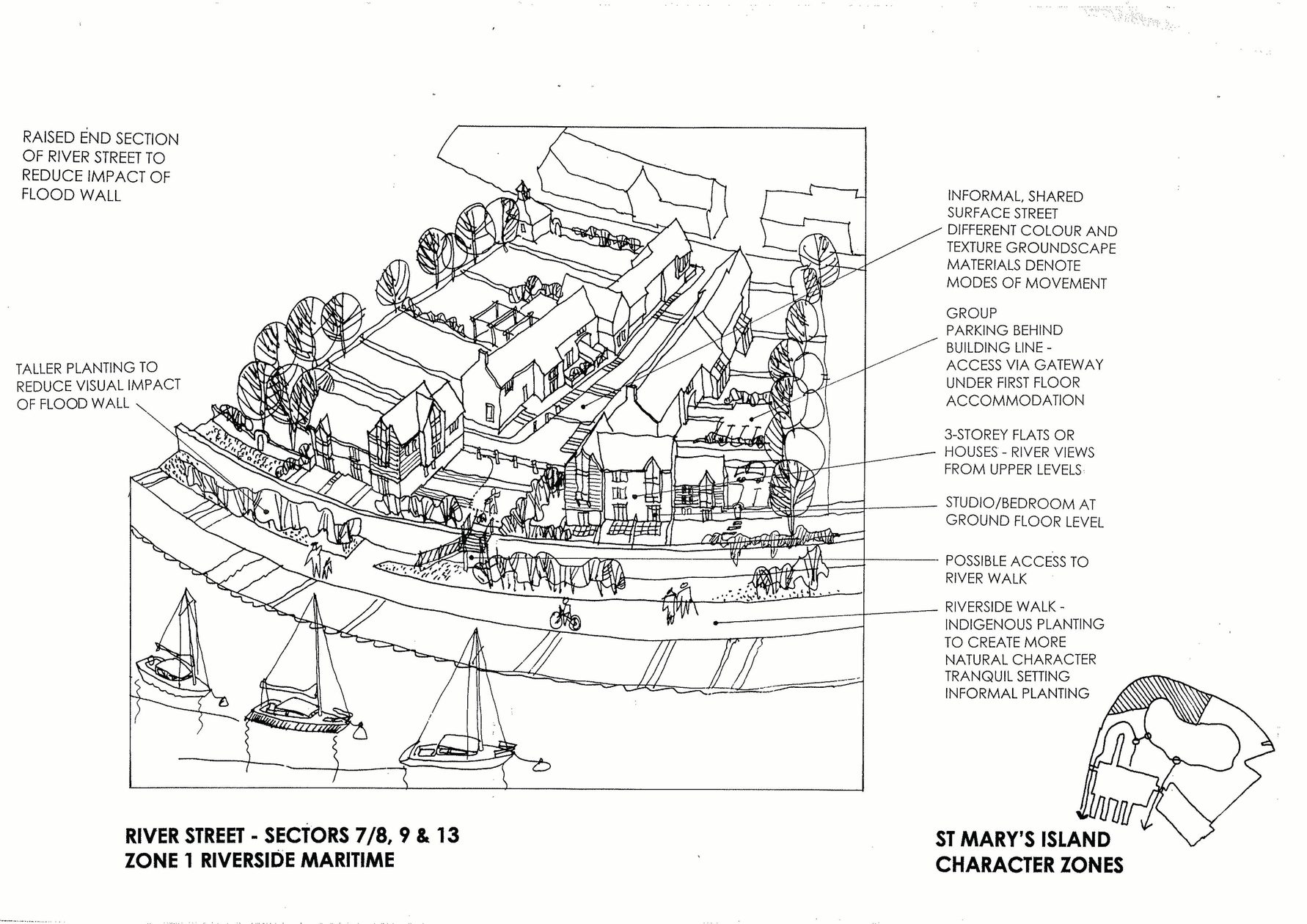 AHR Masterplan StMarysIsland Architecture Chatham sketch