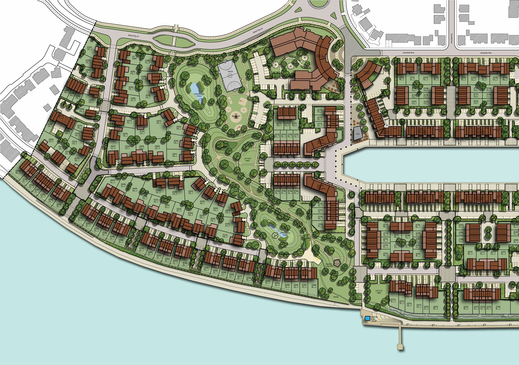 St Marys Island Masterplan Sector