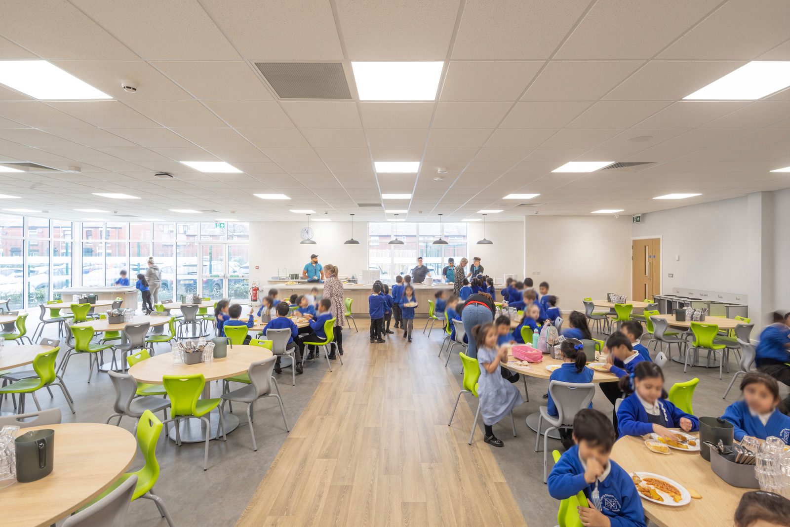 The new hall provides a dedicated dining facility