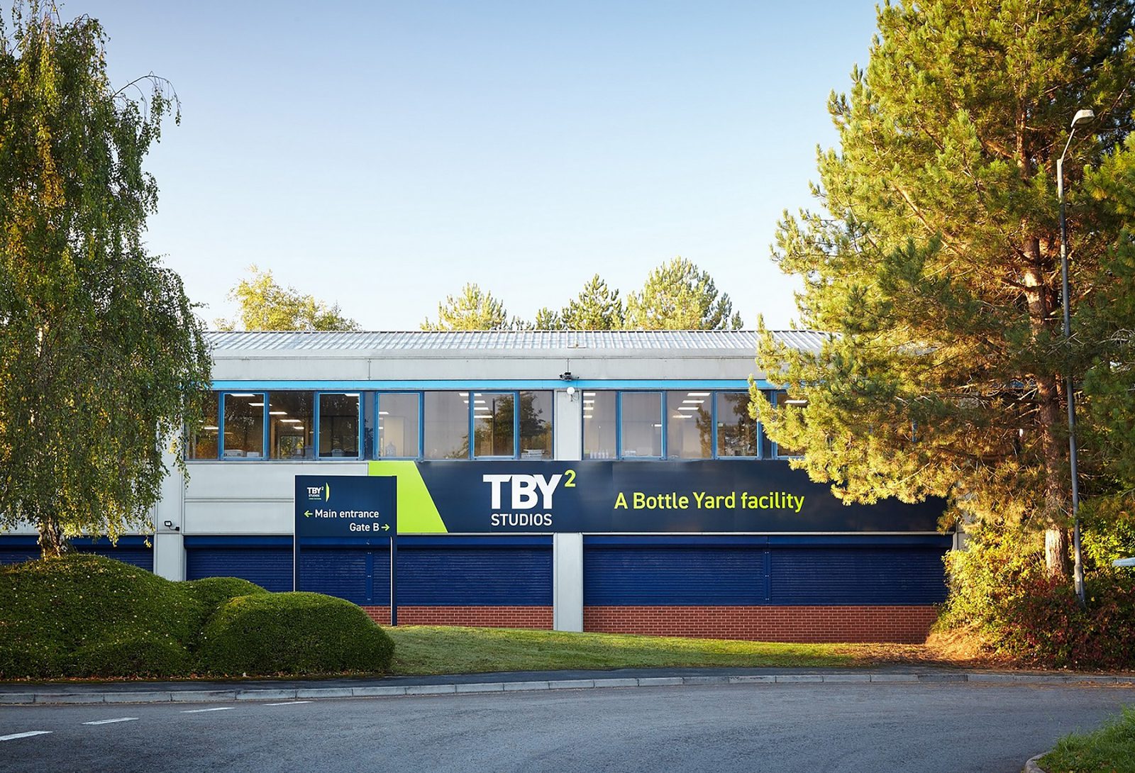 TBY2 Main Entrance signage