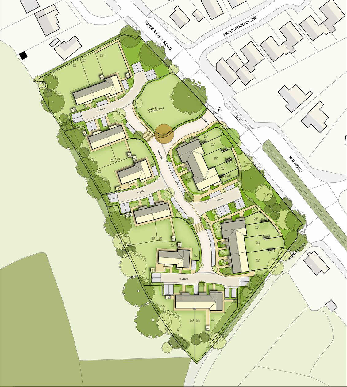 AHR Housing ThePheasantry Architecture Crawley Drawing13