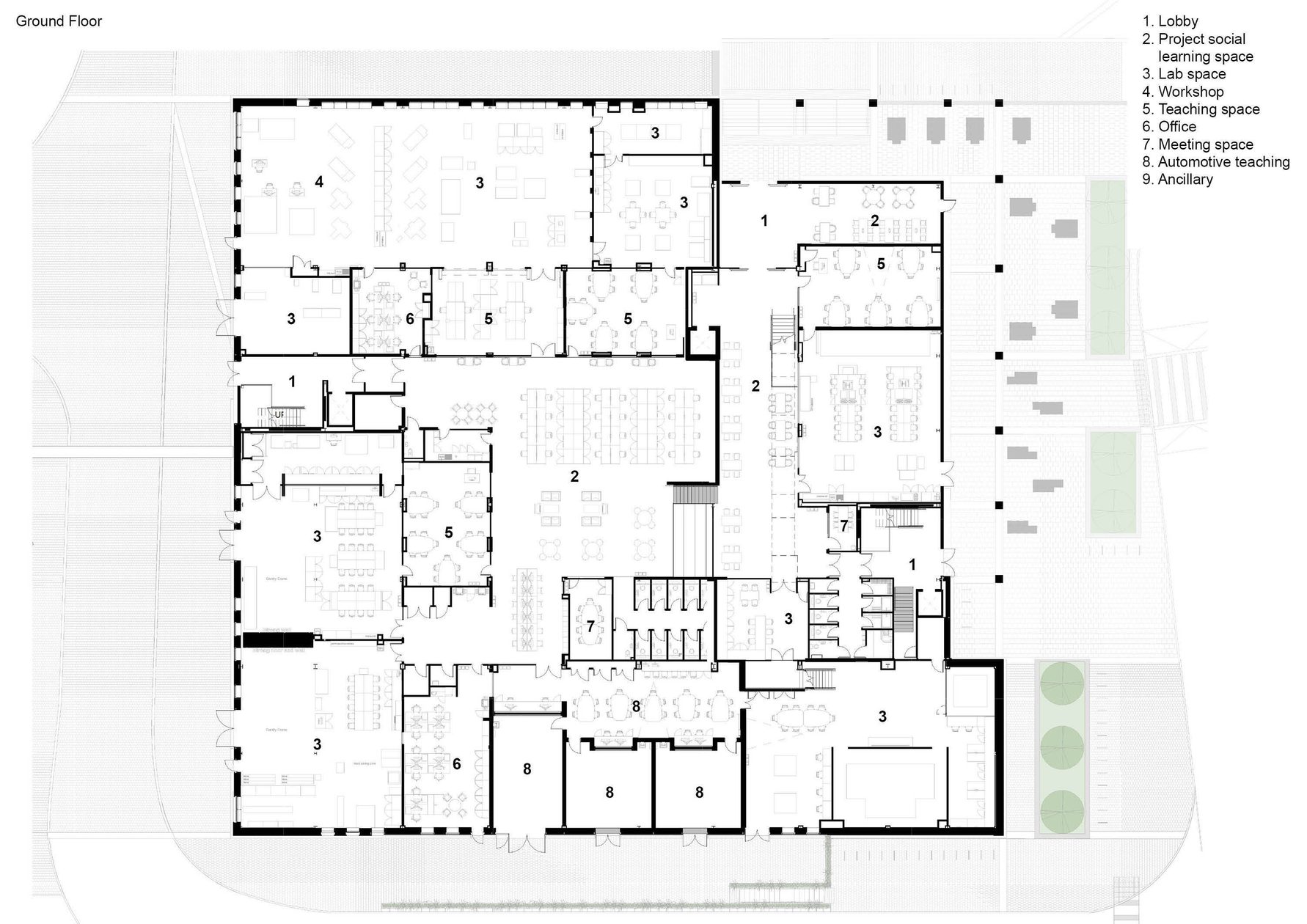 AHR University School of Engineering Architecture Bristol Drawing3