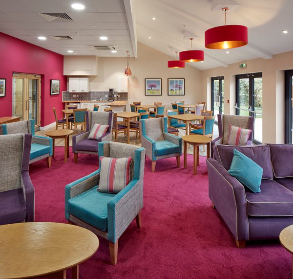 An interior lounge in one of the Independent Living Schemes in Vico Homes' property portfolio.