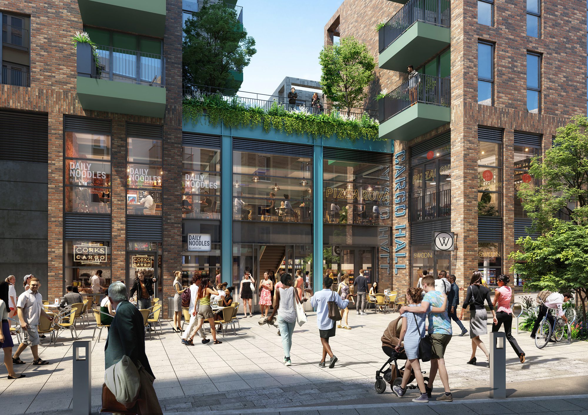 AHR Mixed Use Wapping Wharf North Architecture Bristol C12